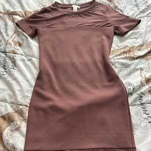 Tan Size Large Bodycon Dress